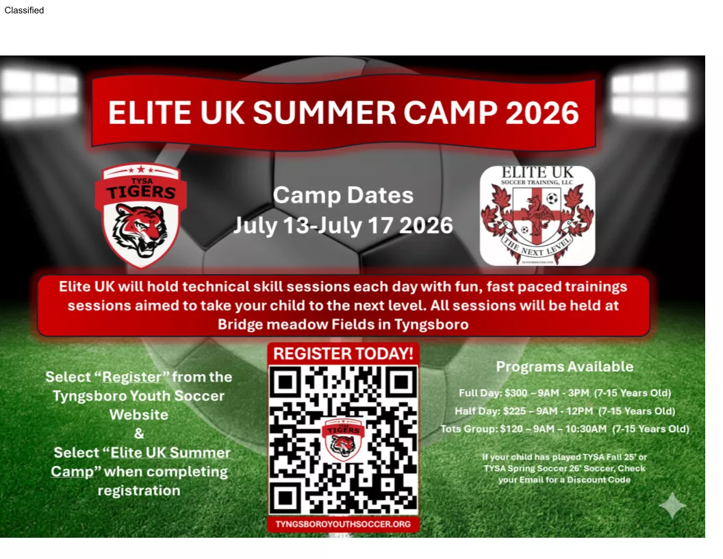 Elite UK Summer Camp Flyer